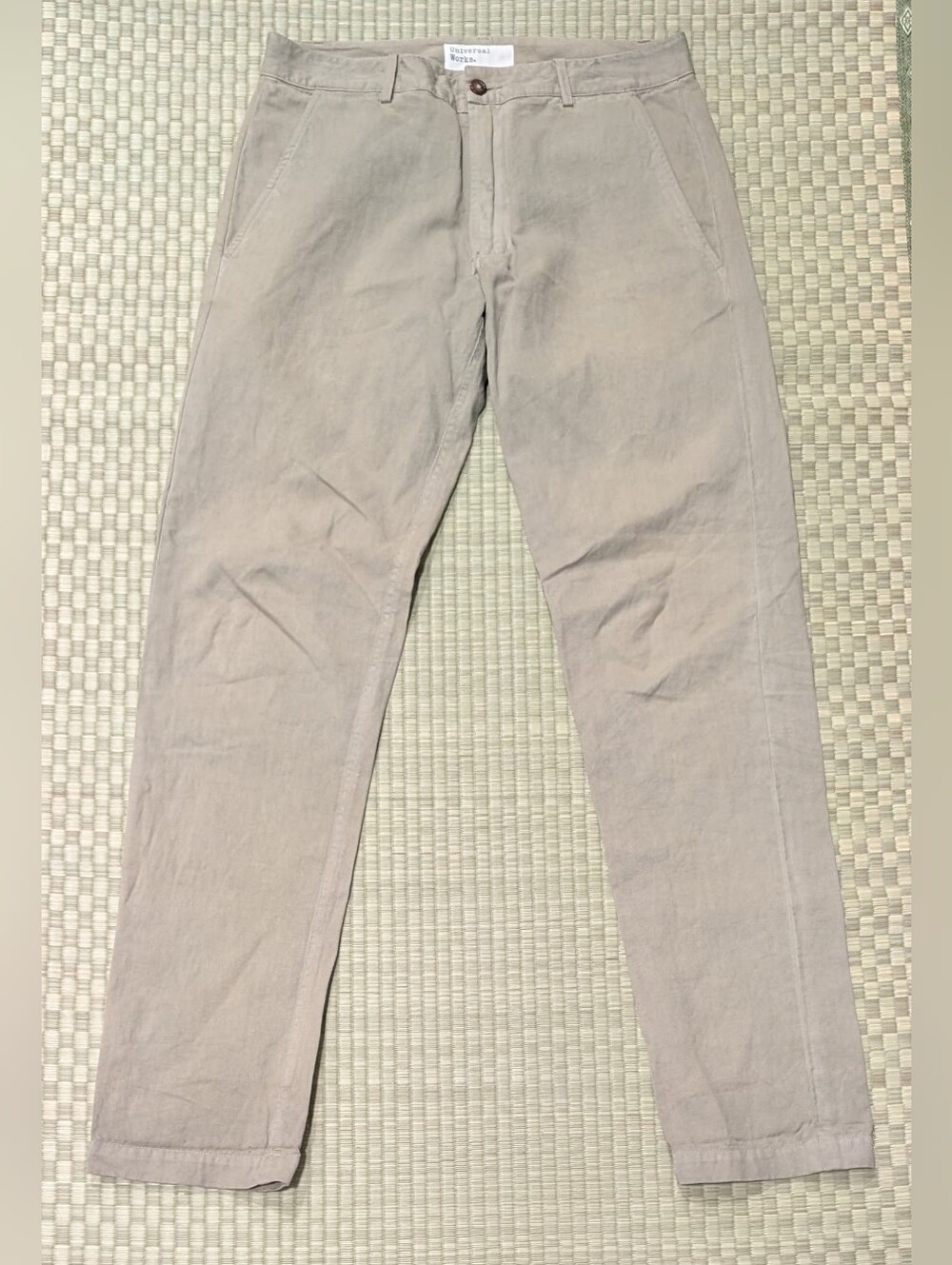 Universal Works Semi-slim Fit Linen Blend Aston Pants Men's Size 28 x 31
